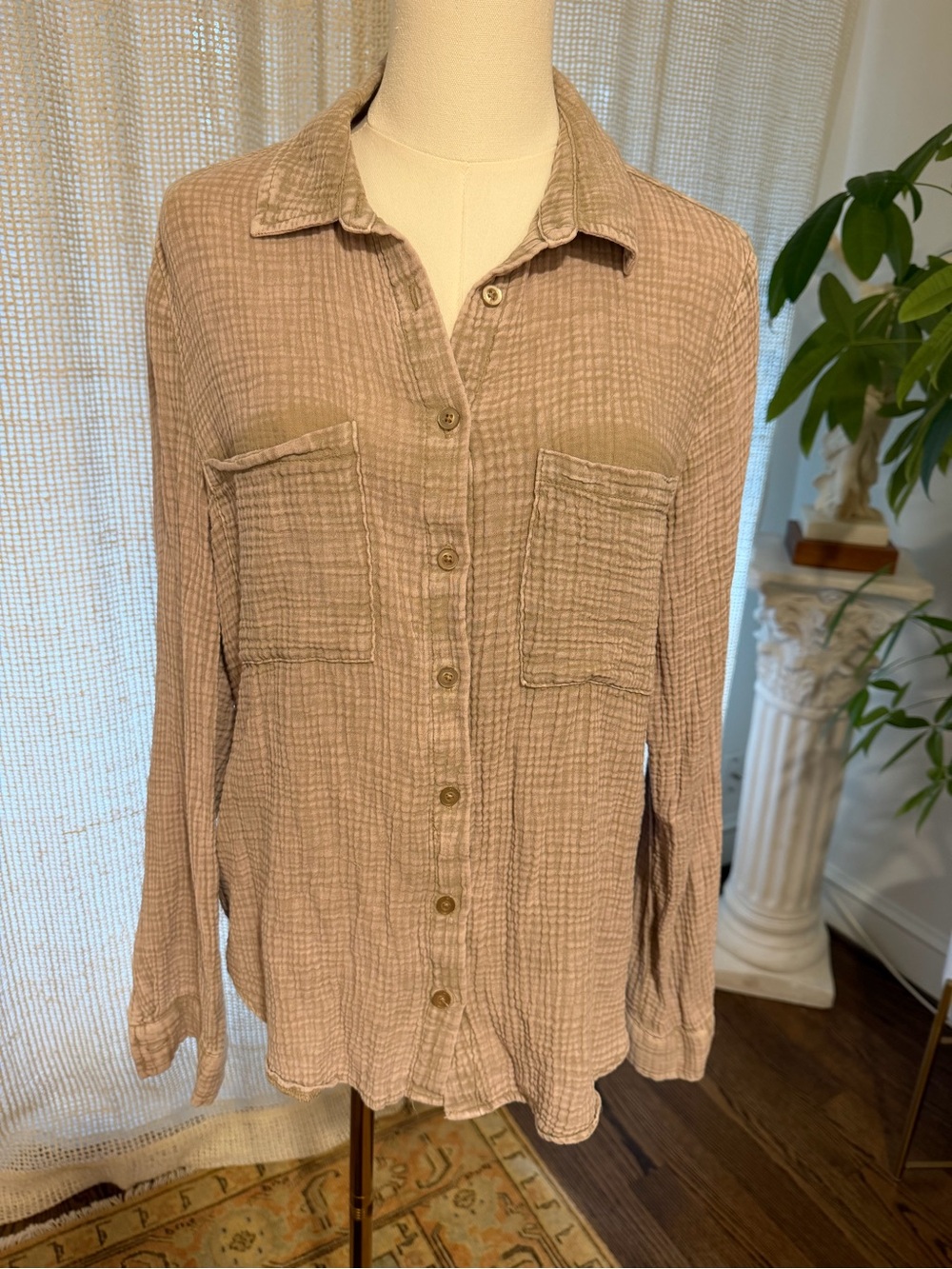 Z Supply Kaili Button Up Women’s Shirt XS
